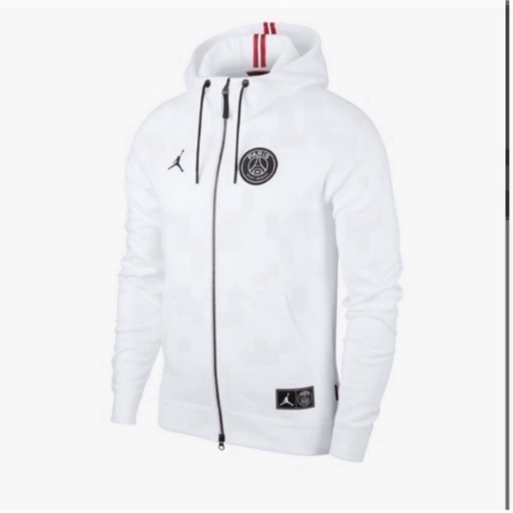 psg jordan tracksuit white